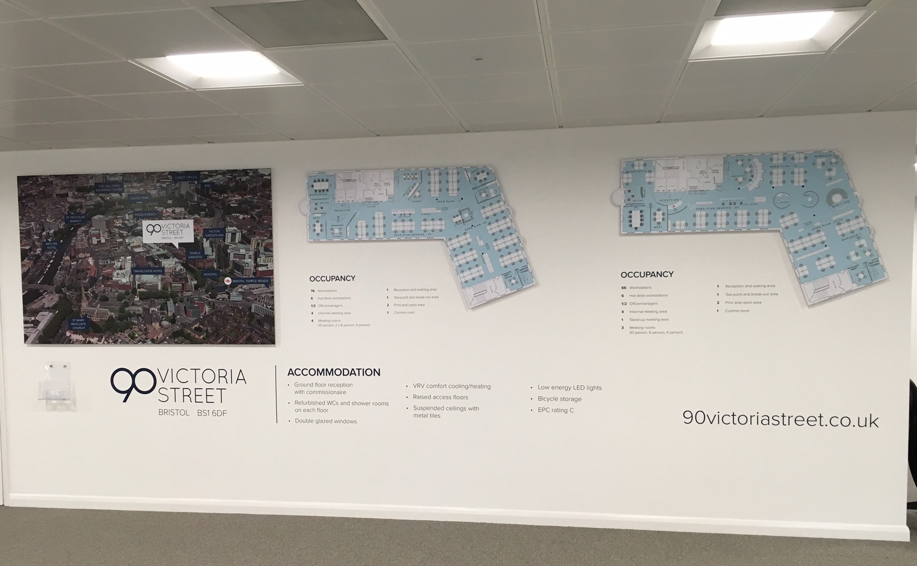 Marketing Wall Graphic Bristol Cabot Neon Signs